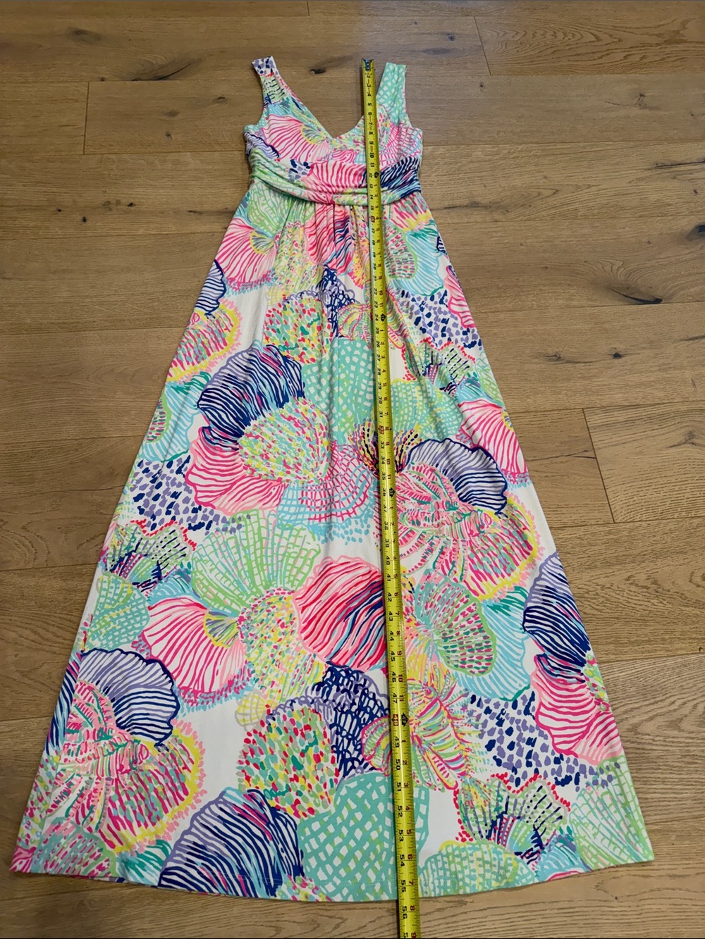 Lilly Pulitzer Sloane Maxi Dress Women's Size Small Roar of the Seas Sleeveless - Picture 8 of 8
